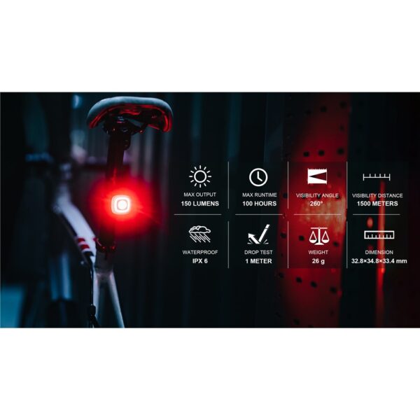 MAGICSHINE Rear Light SeeMee 150  Brake Sensor - Image 7